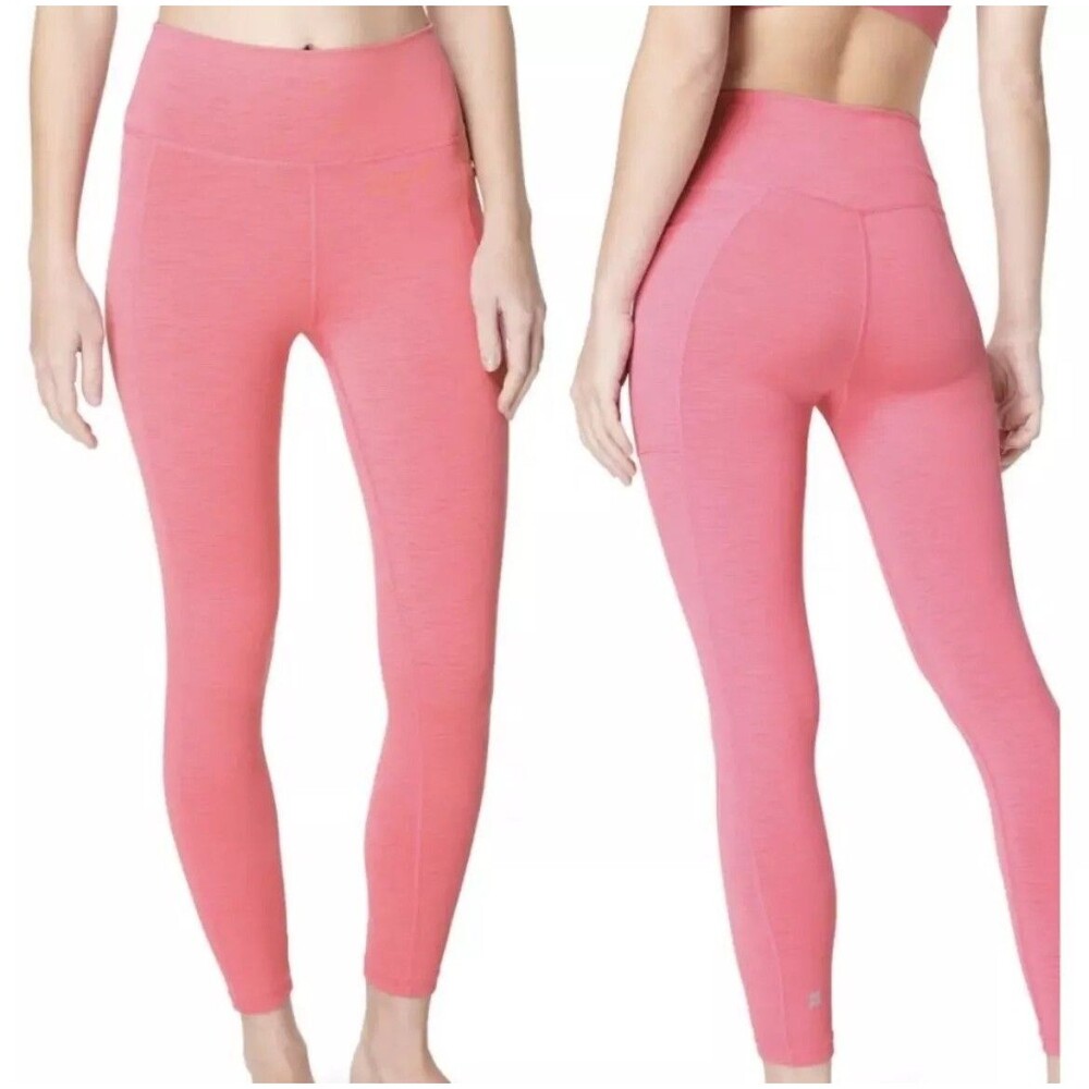Sweaty Betty Super Sculpt Pocket 7/8 Yoga Leggings in Camellia Pink Sz 4-6 NWT